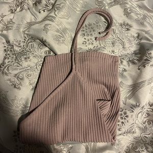 small light purple crop top